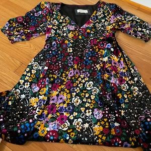 Anthropologie flower dress